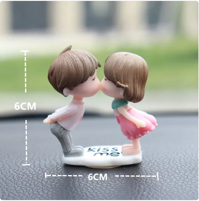 Car Couple Decorative Figures