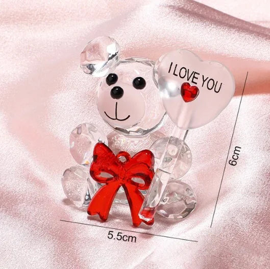 Glass Teddy Bear